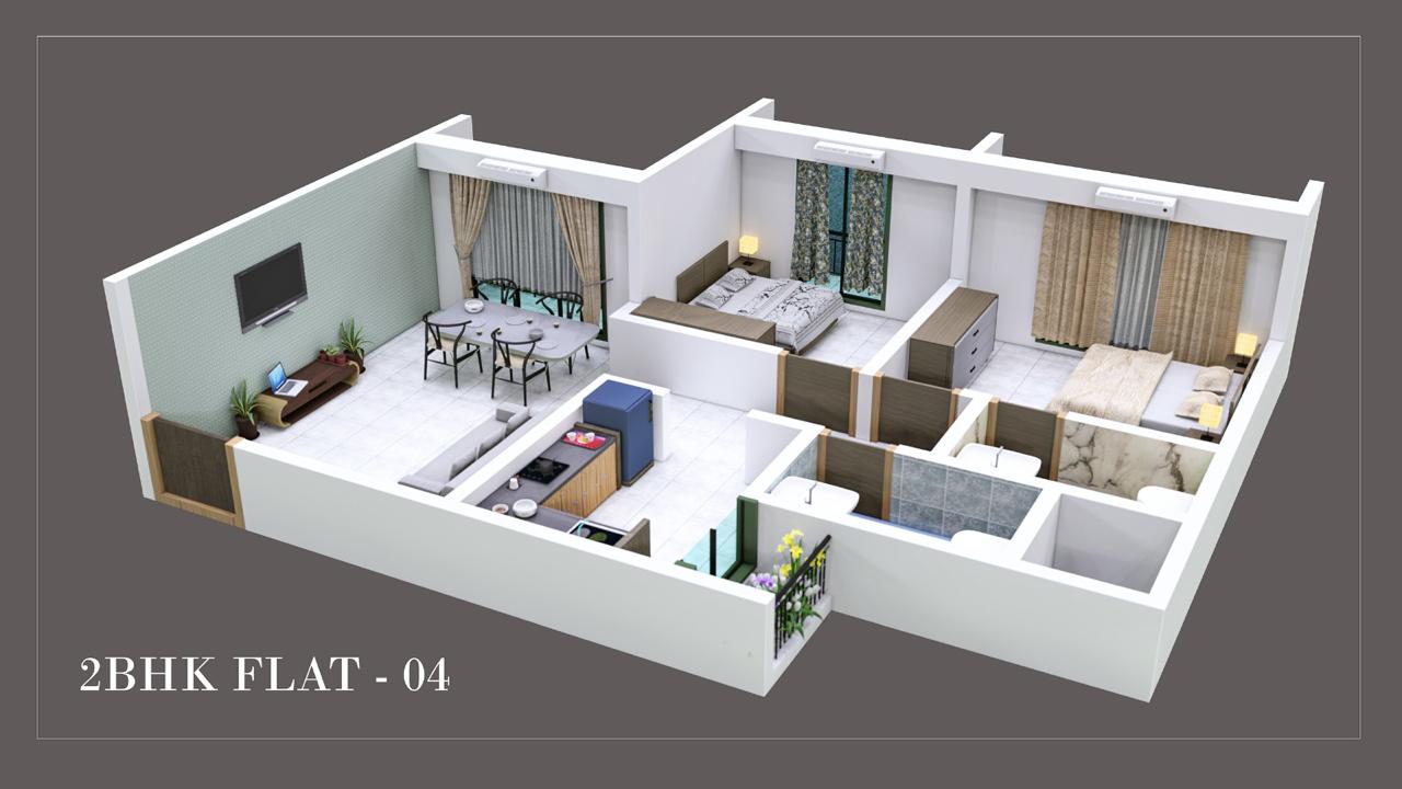 2 BHK Layout